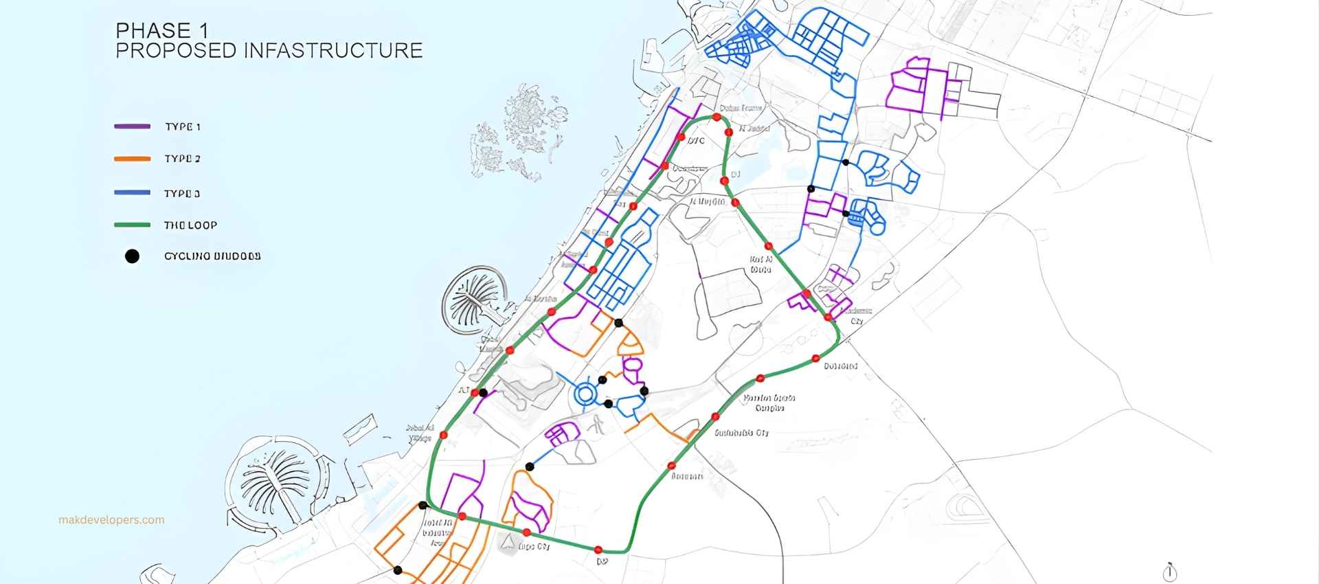 Loop Dubai Map